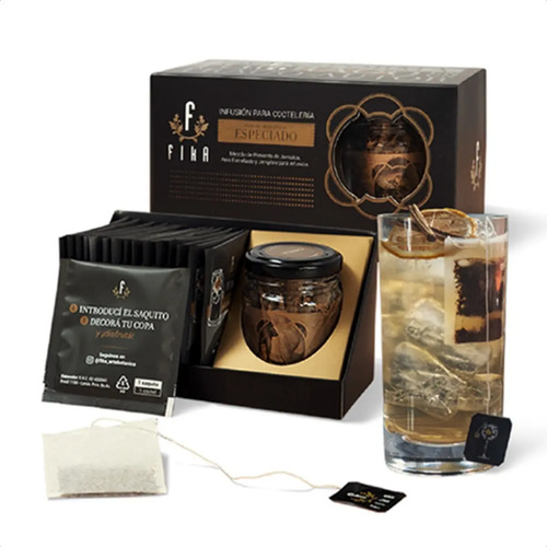 INFUSION ESPECIADA COCTELERIA FIKA X15 SAQUITOS