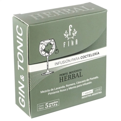 INFUSION HERBAL COCTELERIA FIKA X5 SAQUITOS