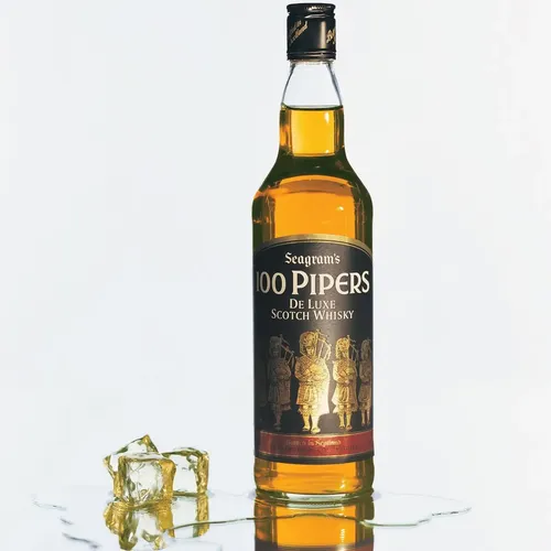 COMBO WHISKY 100 PIPERS 750ML + 2 VASOS CLASICOS