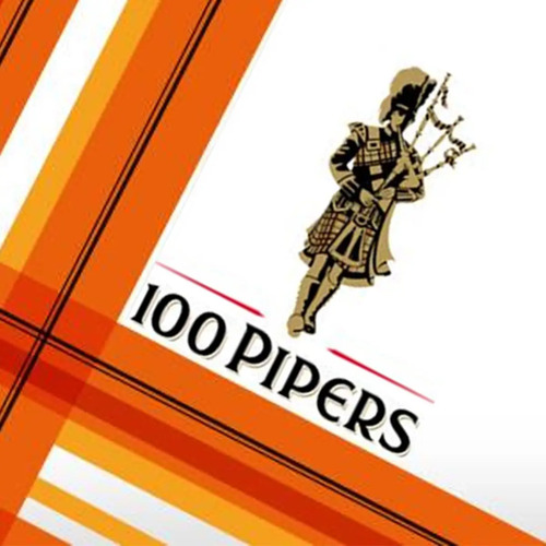 COMBO WHISKY 100 PIPERS 750ML + 2 VASOS CLASICOS