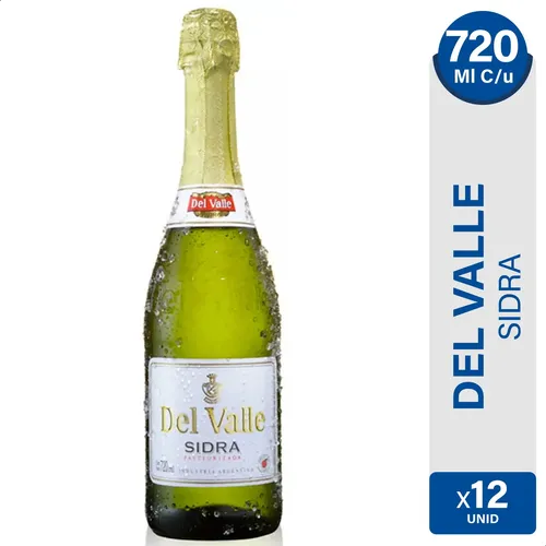 PACK X12 SIDRA DEL VALLE 720ML