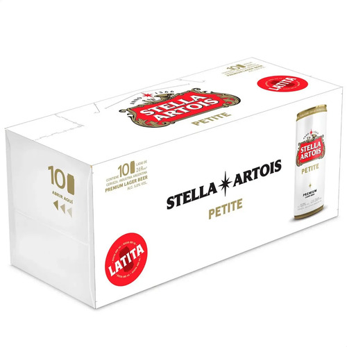 COMBO FRAPERA STELLA ARTOIS + CERVEZA STELLA MINI LATA X10