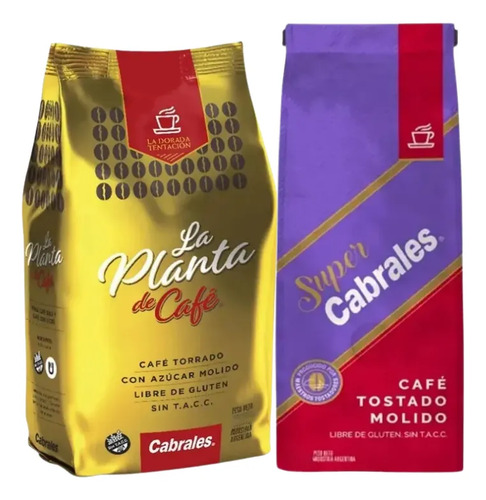 COMBO X8 CAFE MOLIDO LA PLANTA DE CAFE + SUPER CABRALES 125G