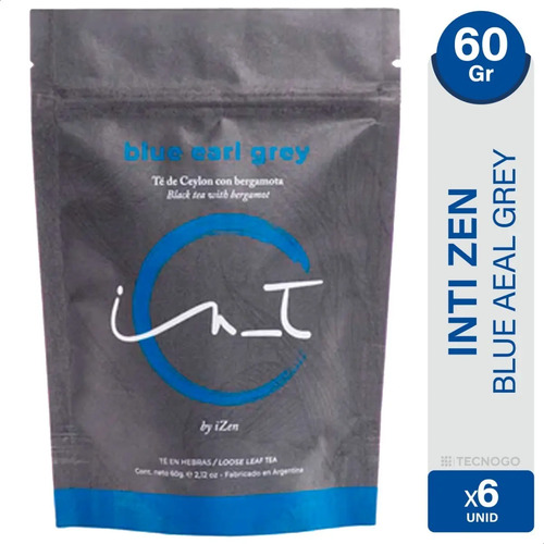 PACK X6 TE EN HEBRAS INT SAKURA BLUE EARL GREY INTI ZEN DOYP