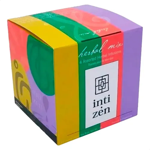PACK X3 TE INTI ZEN HERBAL MIX TISANAS BLEND 15 SAQUITOS X2G