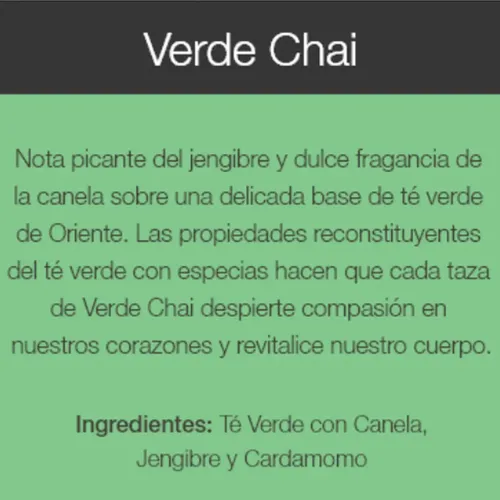 PACK X3 TE INTI ZEN VERDE CHAI SAQUITOS 15 SAQUITOS X2G