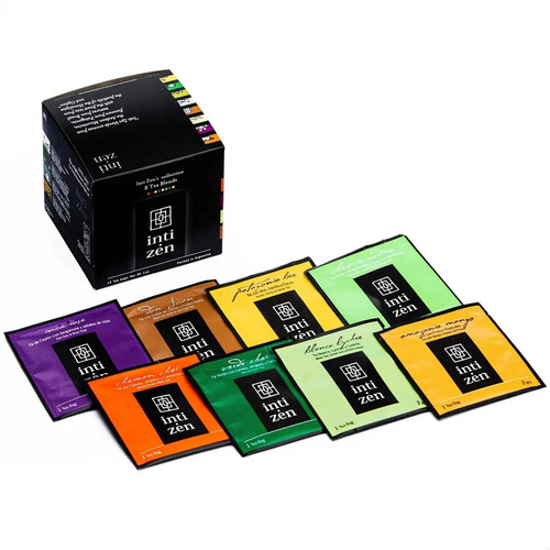 PACK X3 TE INTI ZEN COLLECTION 8 TEA BLENDS SAQUITOS 15X2G