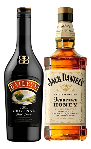 LICOR BAILEYS + WHISKY JACK DANIELS TENNESSEE HONEY