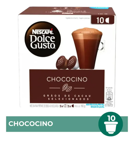 PACK X6 CAPSULAS NESCAFE DOLCE GUSTO CHOCOCINO 256G