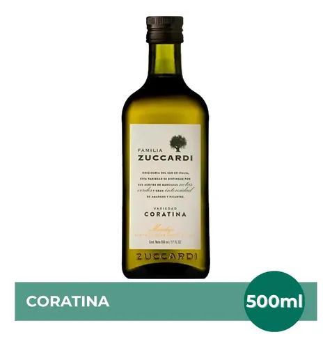PACK X3 ACEITE DE OLIVA FAMILIA ZUCCARDI CORATINA 500ML