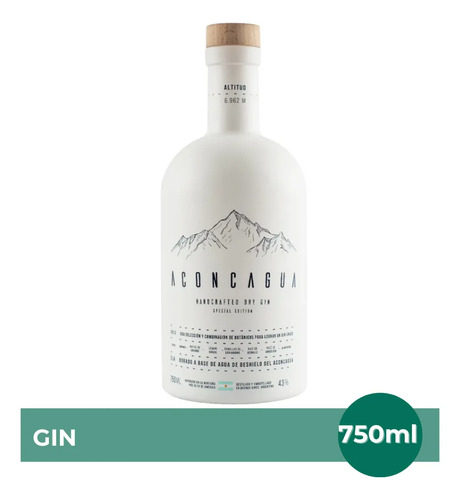 GIN ACONCAGUA ED. ESPECIAL CARDAMOMO & LEMONGRASS 750ML
