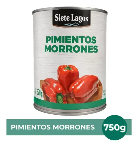 PACK X6 MORRONES ENTEROS SIETE LAGOS 750G - PERU