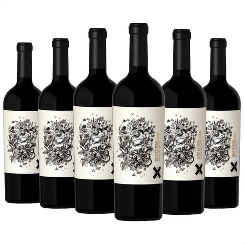PACK X6 VINO SAPO DE OTRO POZO BLEND DE TINTAS 750ML
