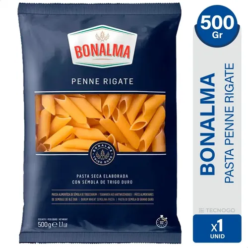 PASTA BONALMA PENNE RIGATE 500G