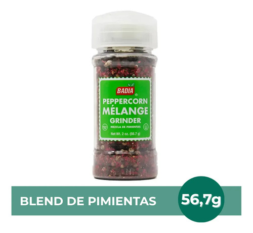 MEZCLA DE PIMIENTAS BADIA CON MOLINILLO 56.7G