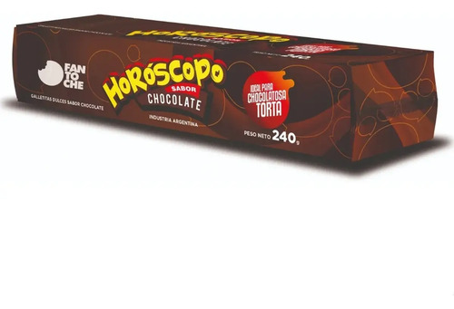 GALLETITAS FANTOCHE HOROSCOPO CHOCOLATE TUBO 240G