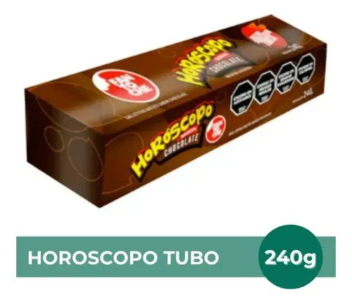 GALLETITAS FANTOCHE HOROSCOPO CHOCOLATE TUBO 240G X6UNID