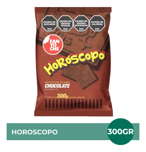 GALLETITAS FANTOCHE HOROSCOPO CHOCOLATE 300G X3UNID