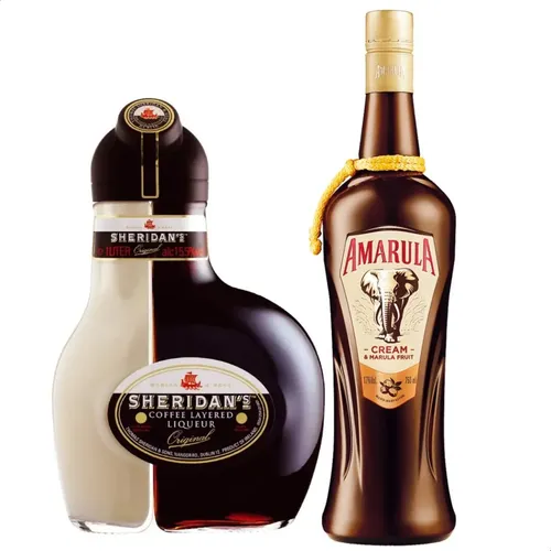 COMBO X2 LICOR AMARULA + LICOR SHERIDANS 750ML