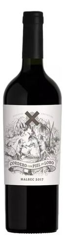 PACK X6 VINO CORDERO CON PIEL DE LOBO MALBEC 750ML
