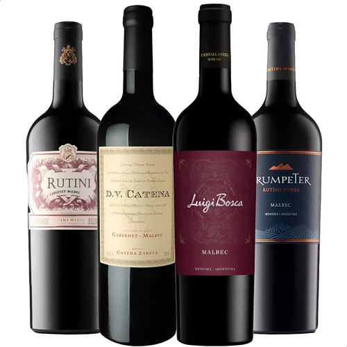 COMBO X4 RUTINI + LUIGUI BOSCA MALBEC + DV CATENA