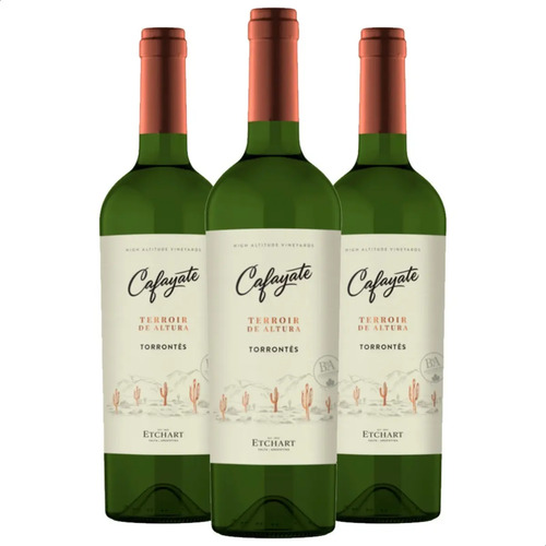 PACK X3 VINO CAFAYATE TERROIR DE ALTURA TORRONTES 750ML