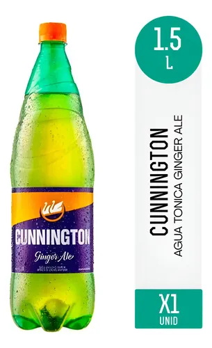 GASEOSA GINGER ALE CUNNINGTON 1.5LT