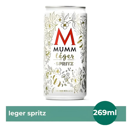CHAMPAGNE MUMM LEGER SPRITZ LATA 269ML - PERNOD