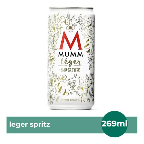 PACK X24 CHAMPAGNE MUMM LEGER SPRITZ LATA 269ML - PERNOD