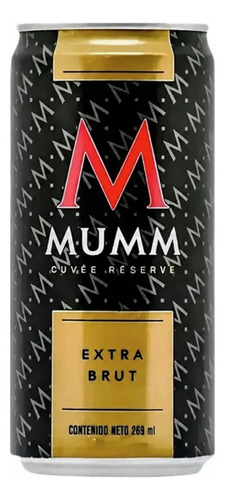 ESPUMANTE MUMM CUVEE EXTRA BRUT LATA 269ML
