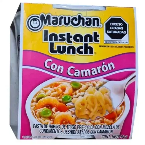 SOPA MARUCHAN CON CAMARON VASO 64G