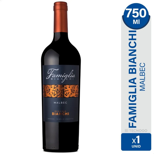 VINO FAMIGLIA BIANCHI MALBEC 750ML