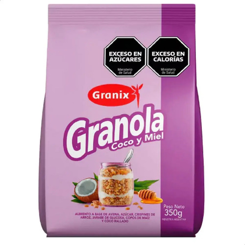 GRANOLA GRANIX CROCANTE CEREALES COCO Y MIEL 350G