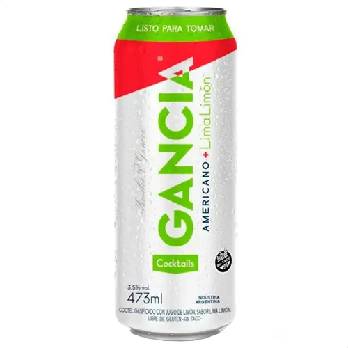 APERITIVO GANCIA LISTO PARA TOMAR LATA 473ML