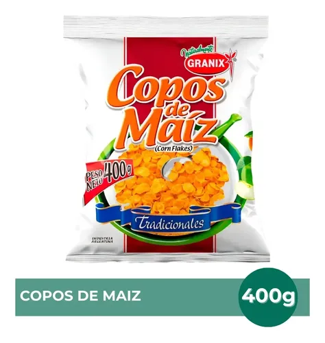 PACK X6 CEREAL GRANIX COPOS DE MAIZ 400G
