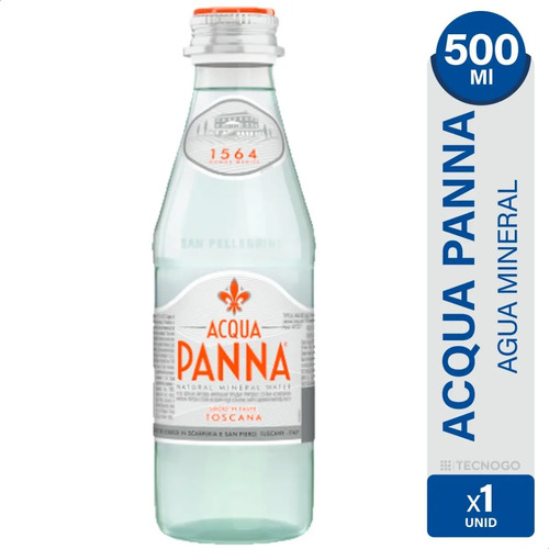AGUA MINERAL ACQUA PANNA BOTELLA PET 500ML