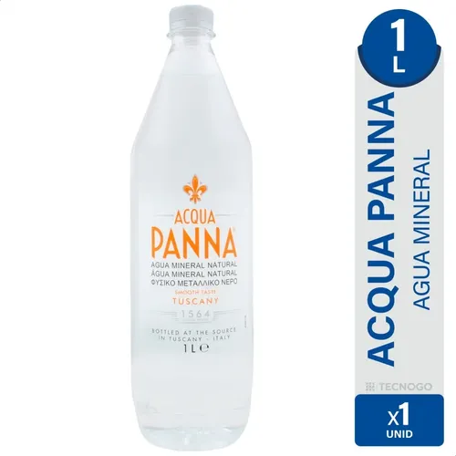 AGUA MINERAL ACQUA PANNA BOTELLA PET 1 LITRO