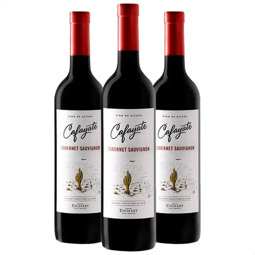 PACK X3 VINO CAFAYATE CABERNET SAUVIGNON 750ML