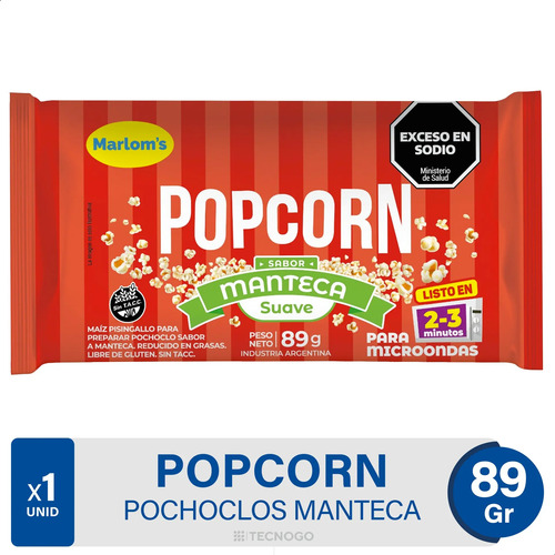 POCHOCLO MARLOMS MANTECA LIGHT 89G