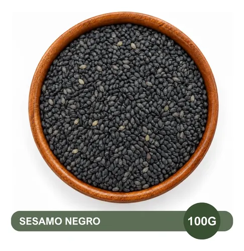 SEMILLAS DE SESAMO NEGRO EL PEONCITO 100G