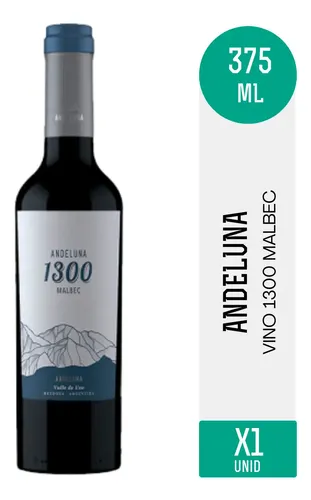 VINO ANDELUNA 1300 MALBEC 375ML