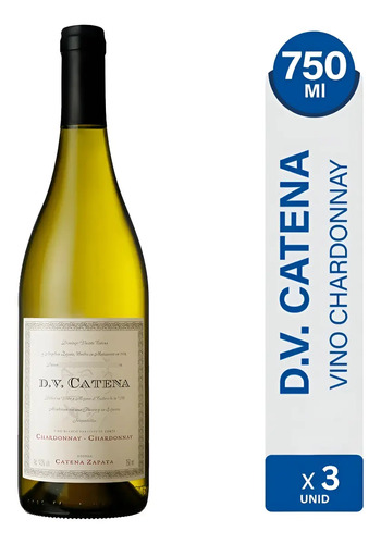 PACK X3 VINO D. V. CATENA CHARDONNAY 750ML