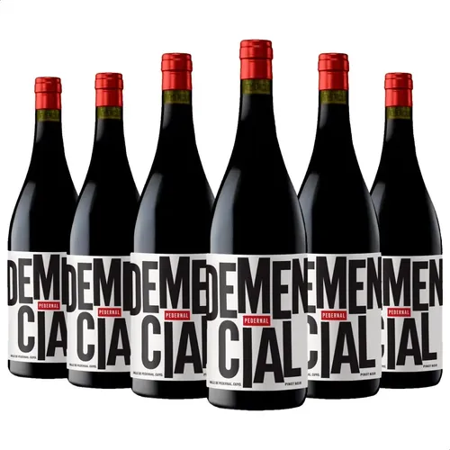 PACK X6 VINO DEMENCIAL PINOT NOIR 750ML