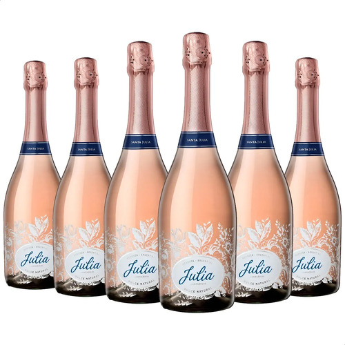 PACK X6 ESPUMANTE SANTA JULIA DULCE NATURAL 750ML