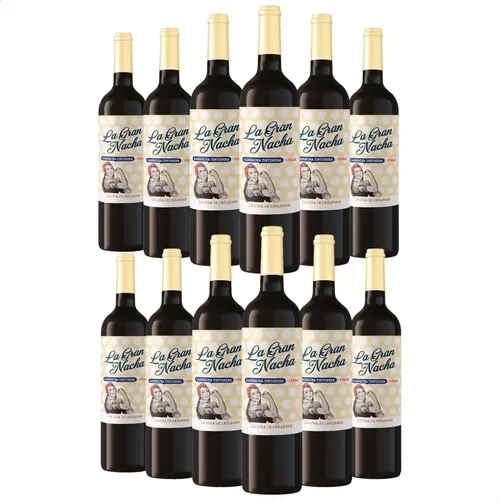 PACK X12 VINO LA LIGA DE LOS ENOLOGOS LA GRAN NACHA 750ML