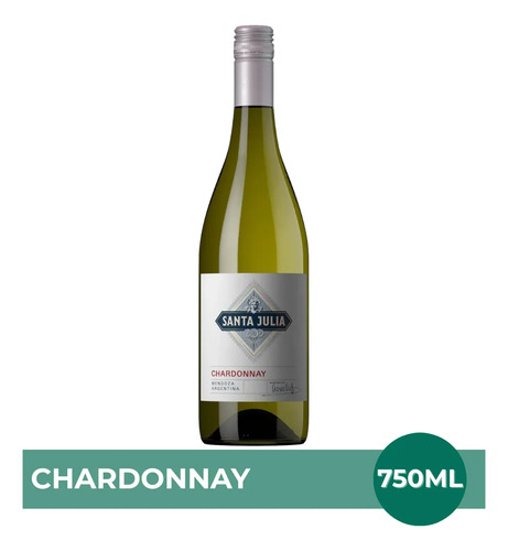 PACK X12 VINO SANTA JULIA CHARDONNAY 750ML