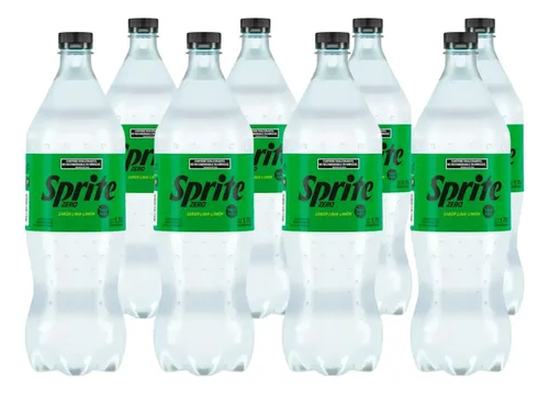 PACK X8 GASEOSA SPRITE SIN AZUCAR 1.75 L
