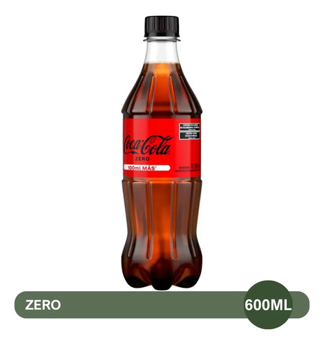 GASEOSA COCA COLA ZERO 600ML