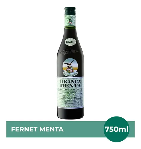 FERNET BRANCA MENTA 750ML BOX X3
