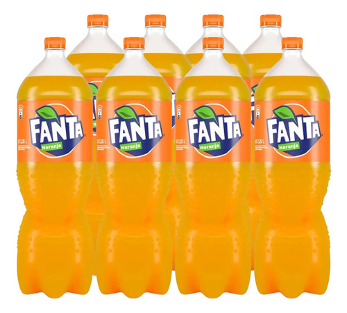 PACK X8 GASEOSA FANTA 2,25 LITROS